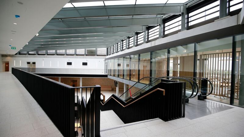 An impressive interior area where punters can relax and enjoy the racing. Photograph Nick Bradshaw/The Irish Times
