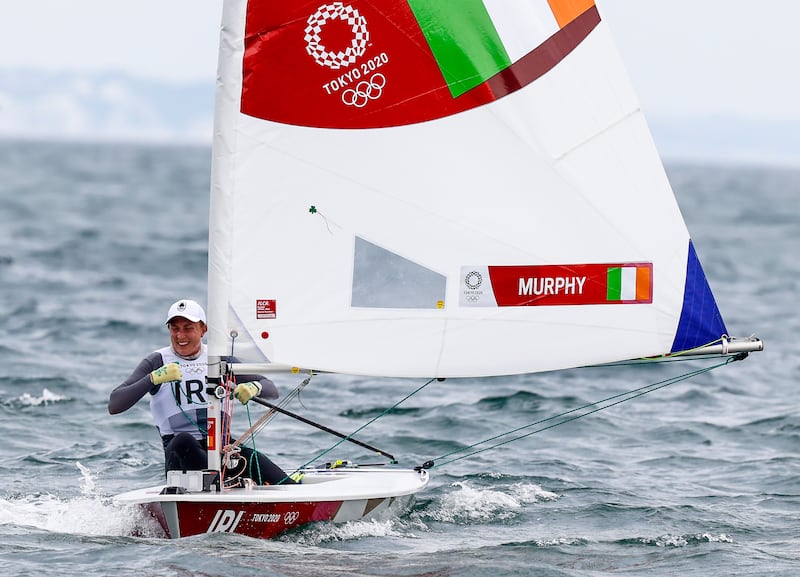 Ireland's Annalise Murphy in action during the Olympic Games in Tokyo. Photograph: David Branigan/Inpho/Oceansport 