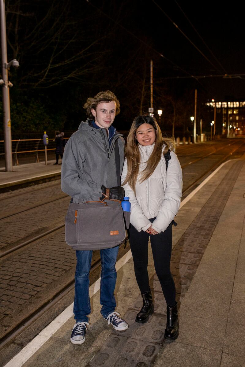 Eoin Doyle and Anna Chen have been friends for a few months. Photograph: Tom Honan