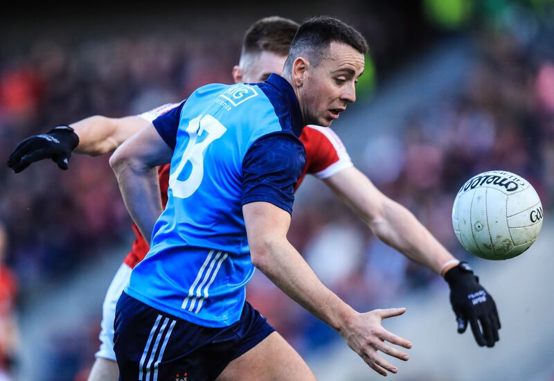 Dublin's Cormac Costello against Cork. Photograph: Evan Treacy/Inpho
