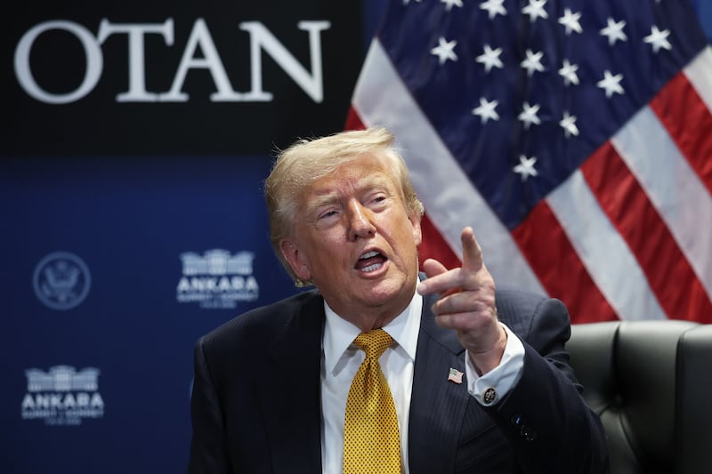 US president Donald Trump. Photograph: Win McNamee/Getty Images