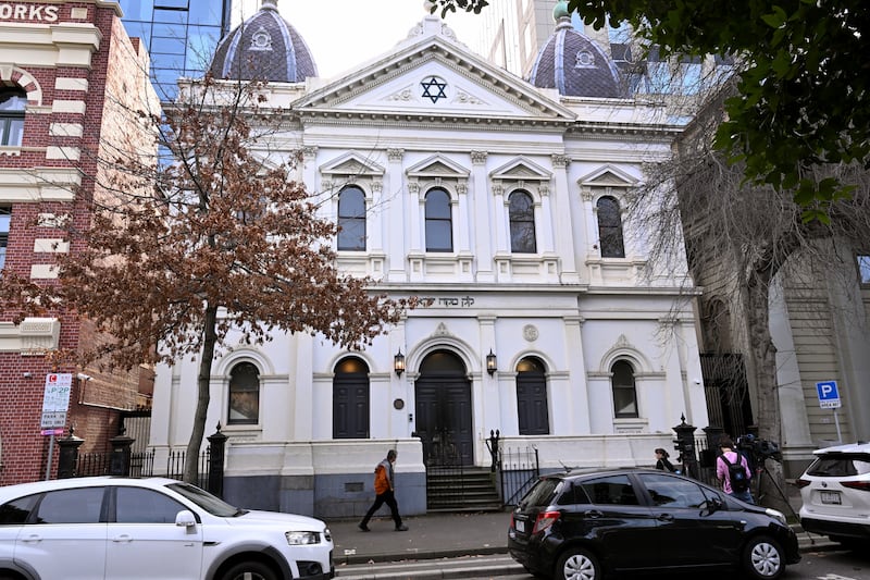 East Melbourne Synagogue in Melbourne. Photograph: William West/AFP/Getty Images          