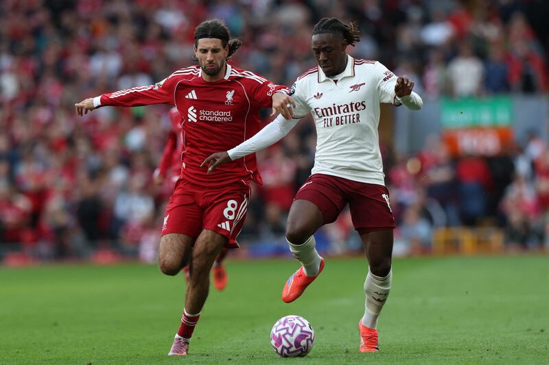 Arsenal's new signing Eberechi Eze failed to make an impact. Photograph: Getty Images