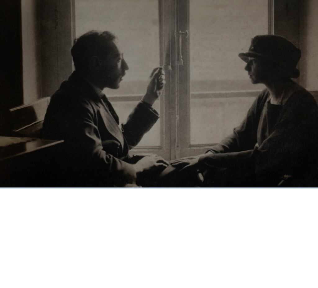 James Joyce’s closest friends for the last 12 years of his life, Paul and Lucie Léon, in 1922. Photograph: Copyright The Léon Estate