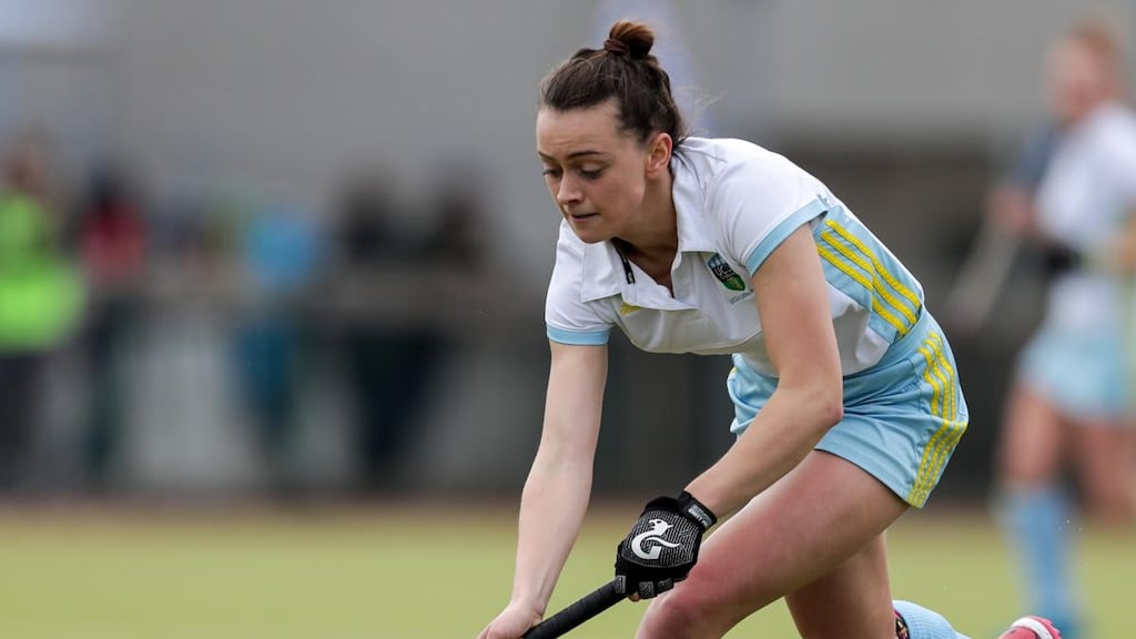 Ireland’s Ellen Curran: she got a goal back with seven minutes to go. Photograph: Laszlo Geczo/Inpho