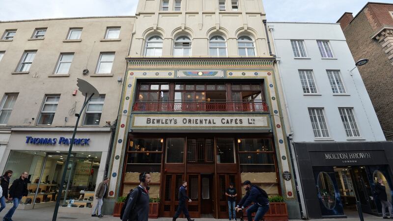 Bewley’s Cafe on Grafton Street: no soy gingerbread lattes, alas.  Photograph: Alan Betson