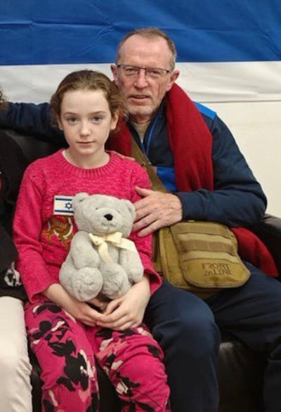 Emily and Thomas Hand reunited after her release by Hamas