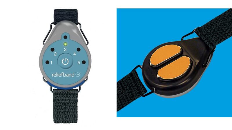 Reliefband: the brain is triggered via the vagus nerve to moderate the symptoms of nausea
