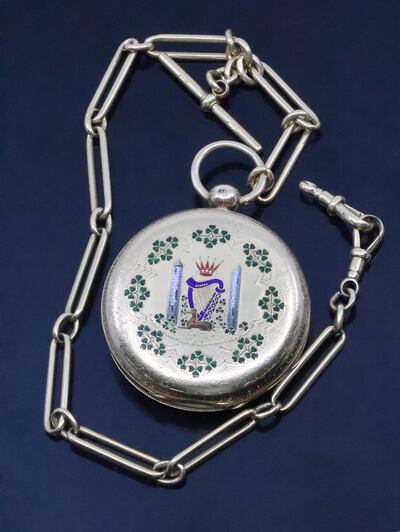 Rare Irish 18ct gold pocket watch by John Donegan, Dublin 1881