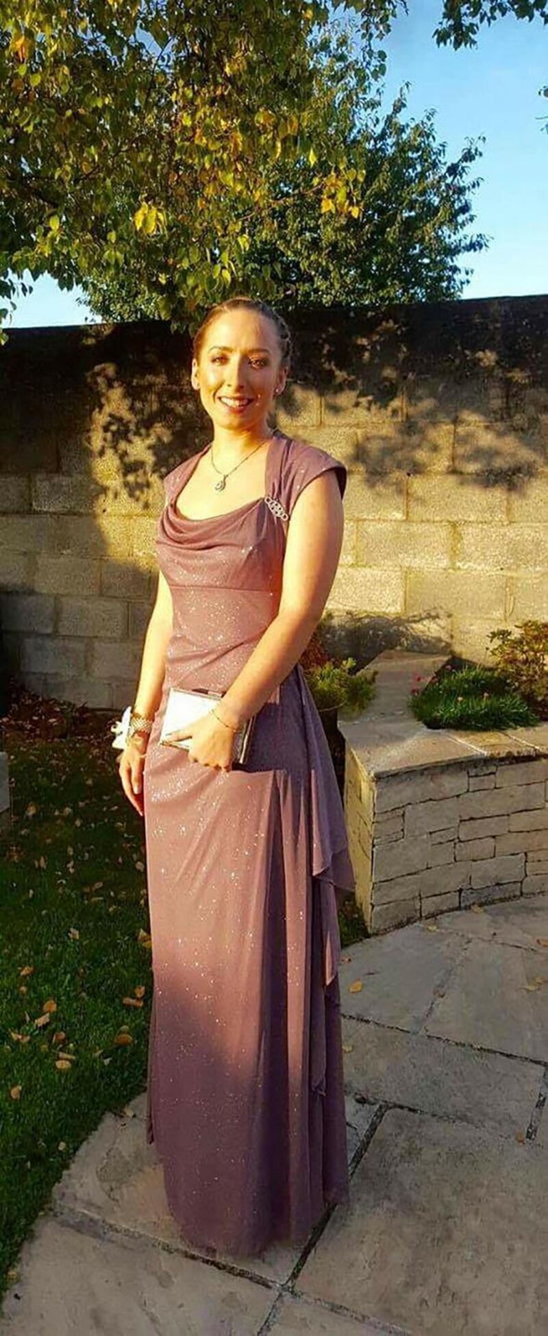 Lisa Douglas in her 2016 debs dress from TK Maxx €68.99