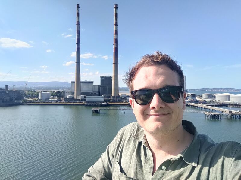 Michael Pidgeon on the Holyhead-Dublin ferry