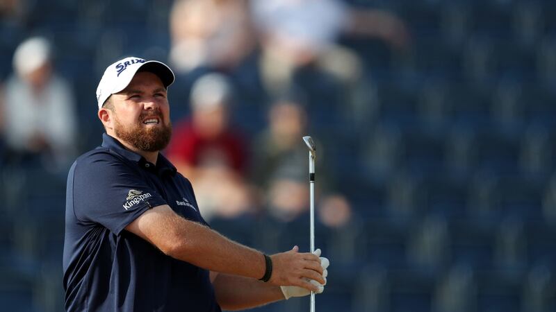 Lowry tees off the 3rd hole during day one. Photo: David Davies/PA Wire