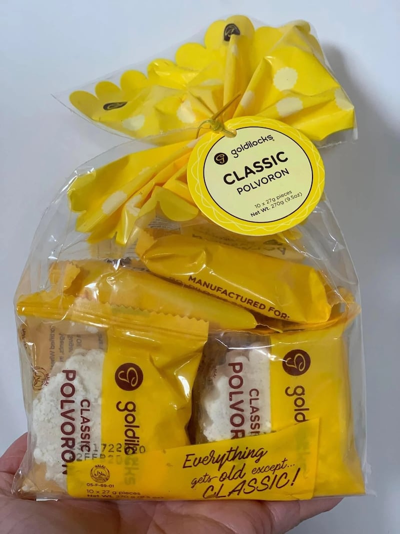 Goldilocks polvoron, a popular Filipino shortbread
