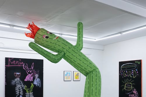 Ella Bertilsson: Slippery Like Mango Juice review – Violence simmers below a playful surface