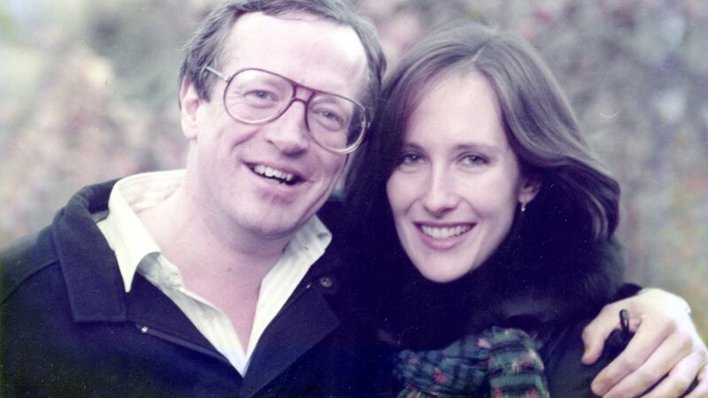 The first photograph of Robert Fisk and Lara Marlowe, taken by a stranger in Central Park on November 15th, 1987