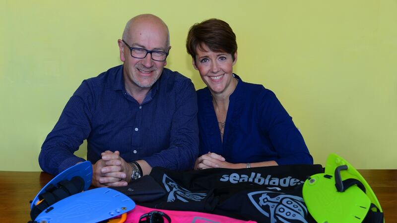 Alex and Sorcha O’Connor, the husband and wife team who have developed Sealblades