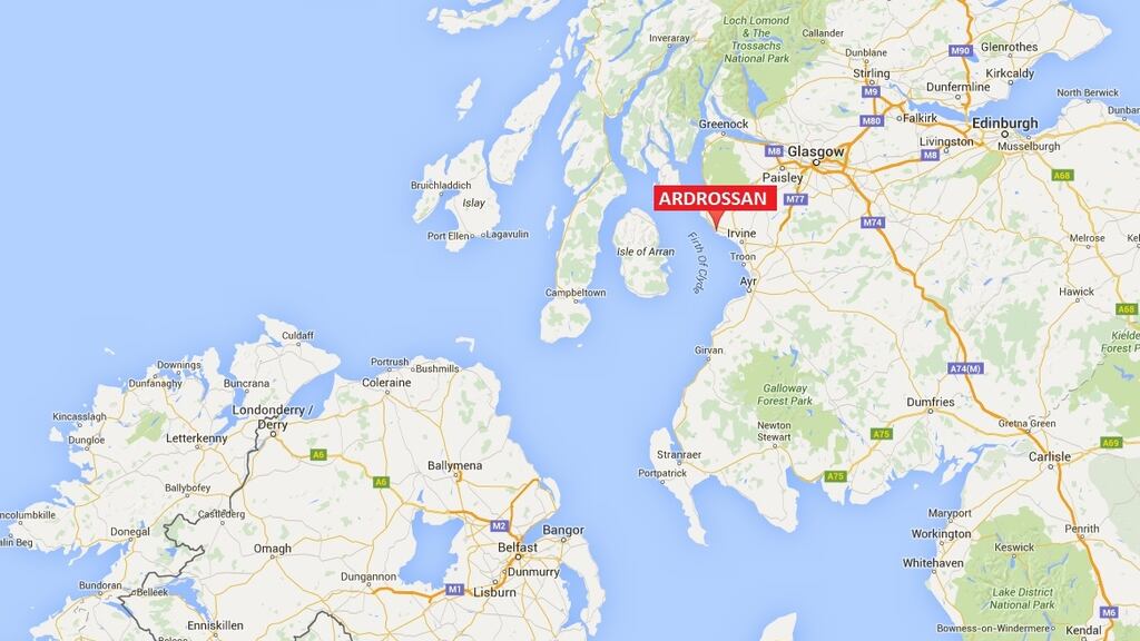 One person has died and 11 have been injured after a crash between a bus and a car on the A78 near Ardrossan in Scotland.