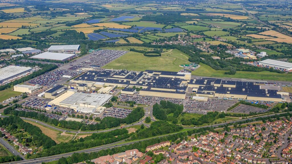 An aerial view of the Honda plant at Swindon, England. Photograph: David Goddard/Getty Images