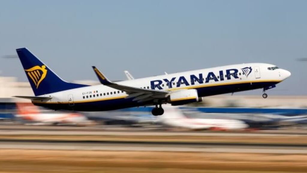 Ryanair was among the main movers in Dublin on Friday.