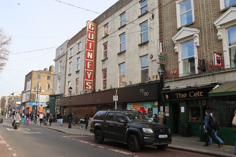 The old Guineys in Dublin's Talbot Street remains derelict a year after featuring in a series on derelict properties in Dublin