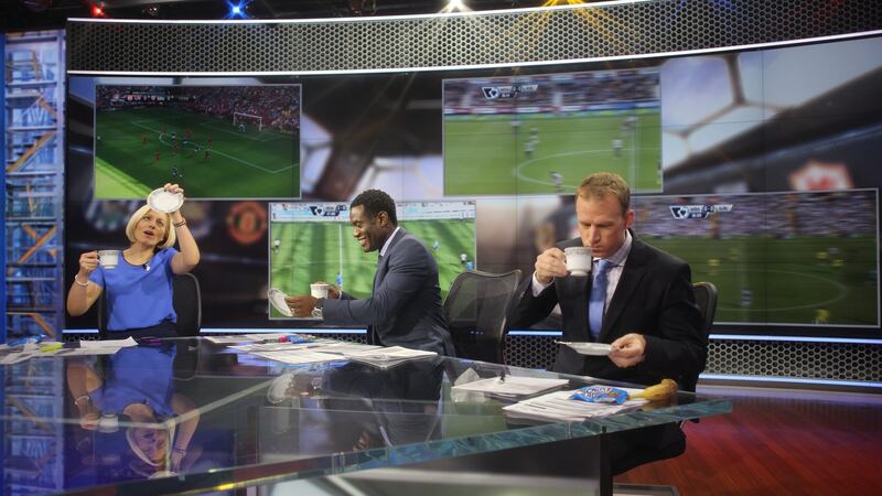 Robbie Earle and Robbie Mustoe have proven popular on NBC. Photograph: Getty