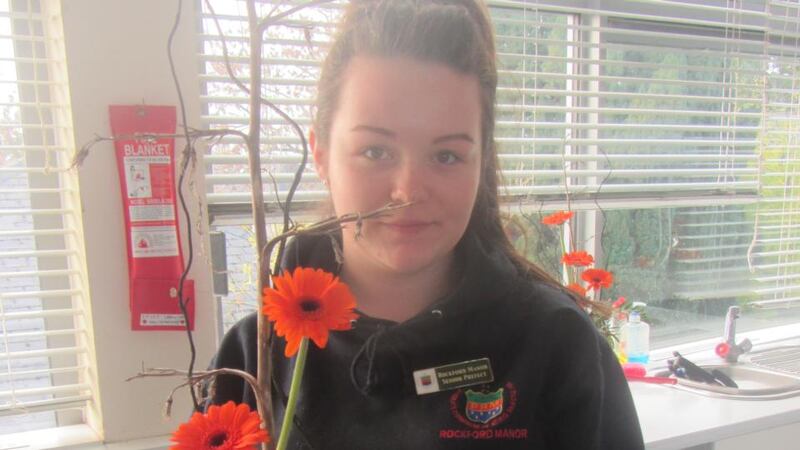Normajean O’Brien of Rockford Manor school in Blackrock, Co Dublin, who is trying to decide between hairdressing and a course in special needs