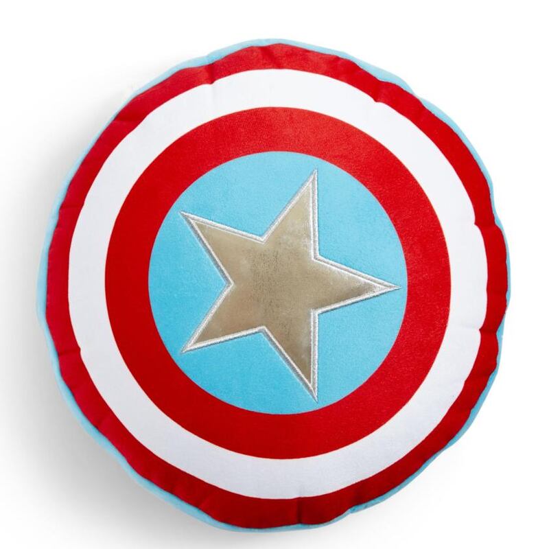 Captain America shield-shaped cushion from Penneys, €14