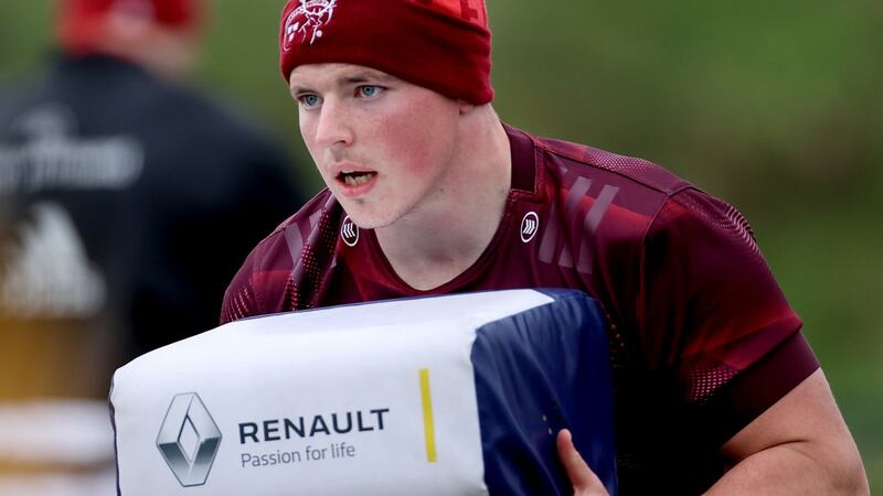 Graham Rowntree believes prop Josh Wycherley will play a key part in Munster’s  future. Photograph: James Crombie/Inpho