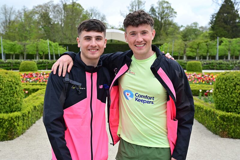 Brothers Cian and Jordan Adams. Photograph: Arthur Allison/Pacemaker
