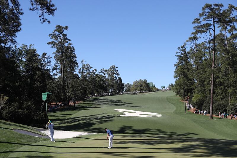 The right-hand pin position at the 10th is one of the toughest, particularly if a player finds the right hand bunker.