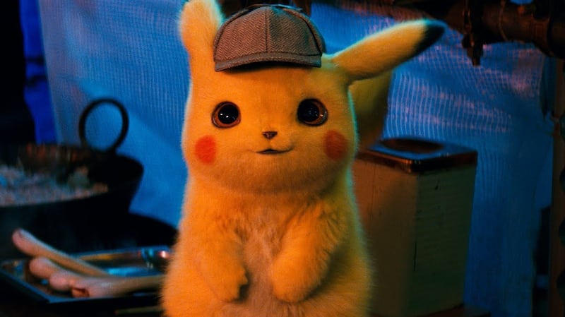 Pikachu (voiced by Ryan Reynolds) in Pokemon Detective Pikachu