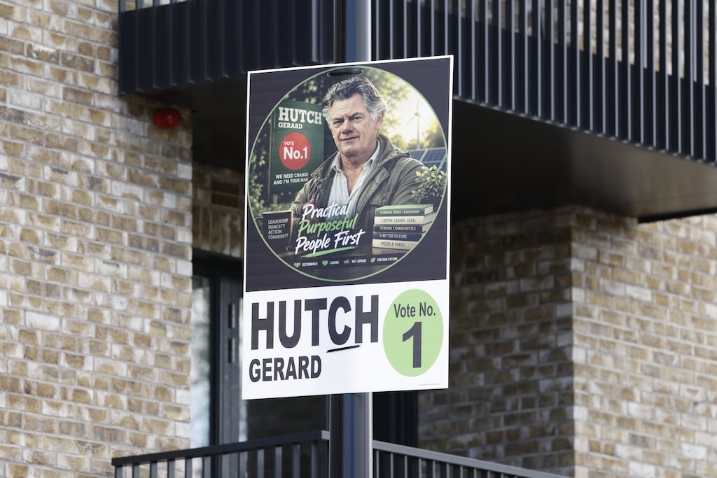 Gerry 'The Monk' Hutch is among 14 candidates standing in Friday's Dublin Central byelection. Photograph: Nick Bradshaw