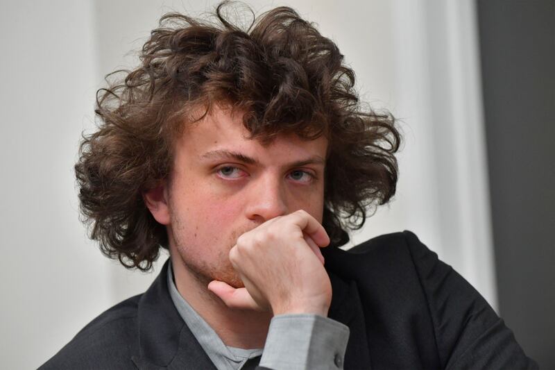 US international chess grandmaster Hans Niemann. Photograph: Tim Vizer/AFP via Getty Images