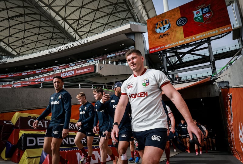 Lions' Owen Farrell. Photograph: Dan Sheridan/Inpho