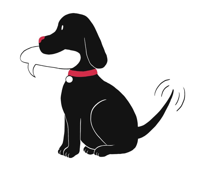 Zoolingua, a start-up based in Arizona, is hoping to create an artificial-intelligence-powered dog translator. Illustration: Melanie Lambrick/The New York Times