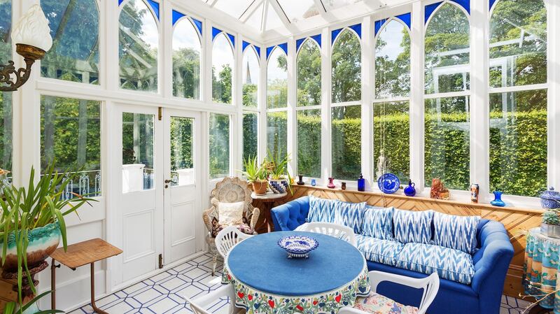 The sunroom at Montebello, Killiney Hill Road, Co Dublin