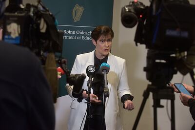 Minister for Education Norma Foley has said the Education Act states clearly that no fee can be charged for the provision of education under the curriculum. Photograph: Tommy Clancy