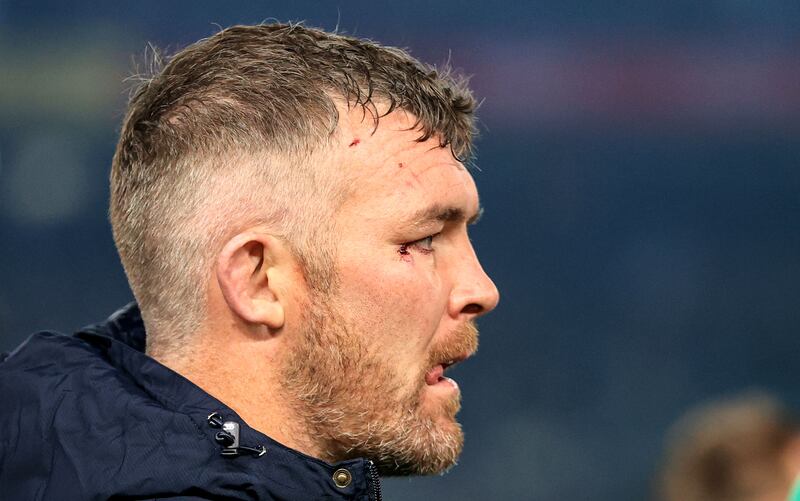 Usual Ireland captain Peter O'Mahony starts on the bench today. Photograph: Dan Sheridan/Inpho