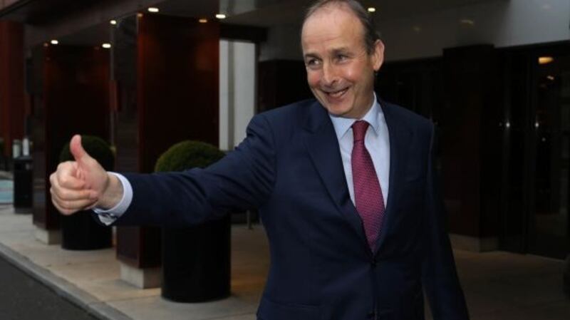 The Fianna Fáil leader Micheál Martin has been  elected Taoiseach. Photograph: Damien Eagers/PA