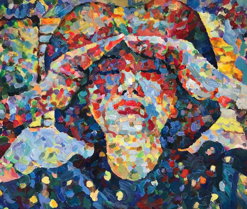 New Beginning, by Meilin Ava Song (Dublin), shortlisted for the Zurich Young Portrait Prize 2022 at the National Gallery of Ireland.