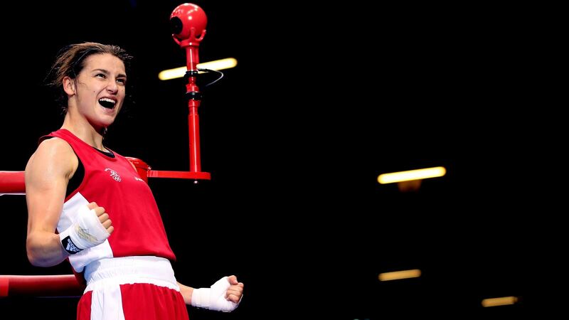 Katie Taylor won gold at the 2012 Olympic Games in London. Photograph: Scott Heavey/Getty Images