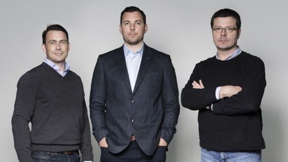 Cambrist founders: CEO Jacob Claflin, Blake Newman, head of product and Victor Mikhailov, chief technology officer.
