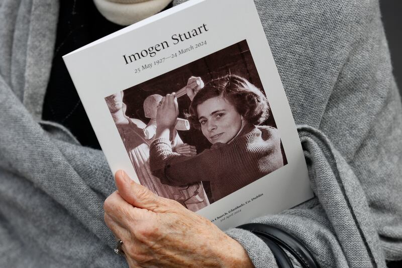 A mass booklet from the funeral.  Photograph: Nick Bradshaw / The Irish Times