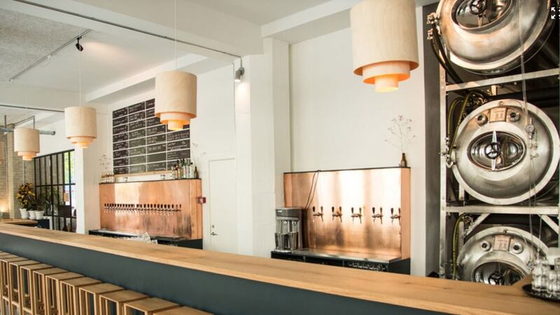 The popular Brus bar has a brewery, a long, smart-looking bar, and an experimental restaurant and a shop.