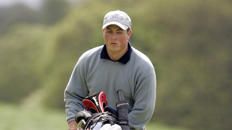 Stephen Crowe during his round at the 2005 Irish Amateur Open Championship at Royal Portrush when his playing partner made history. Photograph: Tom Honan/Inpho