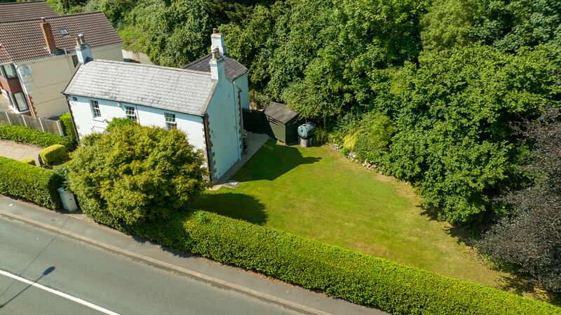 The main garden is to the west of the property