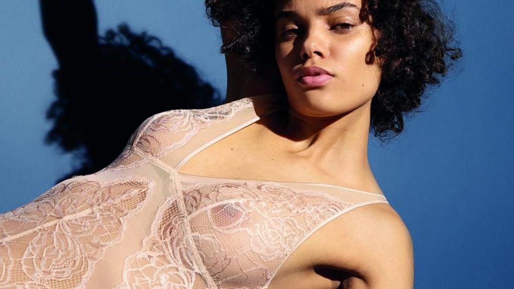 Soul lace bodysuit from the Noelle Wolf collection debuting in Ireland in Brown Thomas.