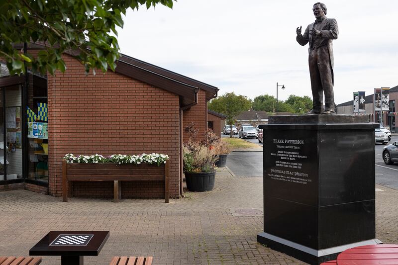 The Frank Patterson statue, in Mick Delahunty Square. Photograph: John D Kelly