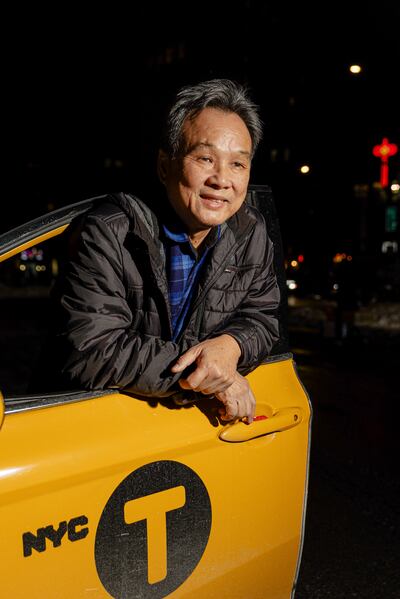 Taxi driver Richard Chow has been a regular presence during Zohran Mamdani’s campaign and now mayoralty. Photograph: Kent J Edwards/New York Times
                      