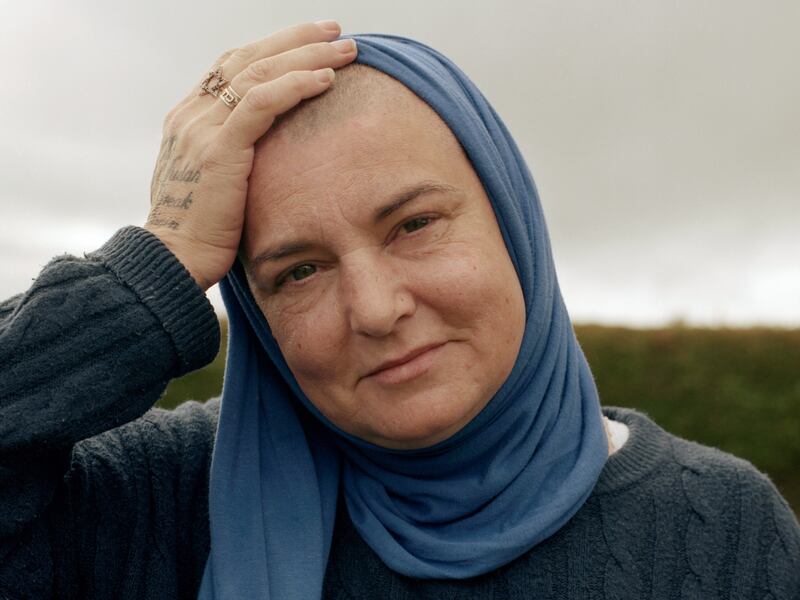 Sinéad O'Connor at her home in Wicklow. Photograph: Ellius Grace/New York Times